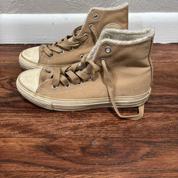 Converse Women's Tan and Brown Trainers - Picture 1 of 6